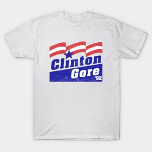 CLINTON GORE 92 - VINTAGE ELECTION SHIRT T-Shirt